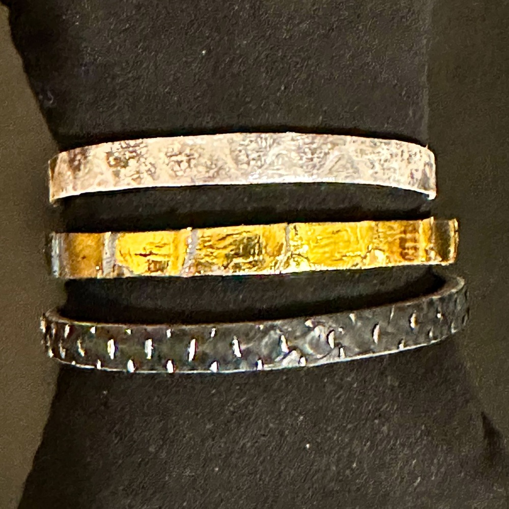 Rustic Cuff .25 Python Set Of 3 - image 1